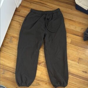 Fear of God Black Joggers with Tapered Leg and Elastic Waistband